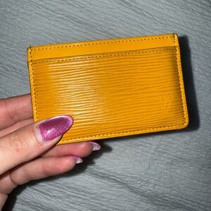 Louis Vuitton Vibrant Yellow Card Holder